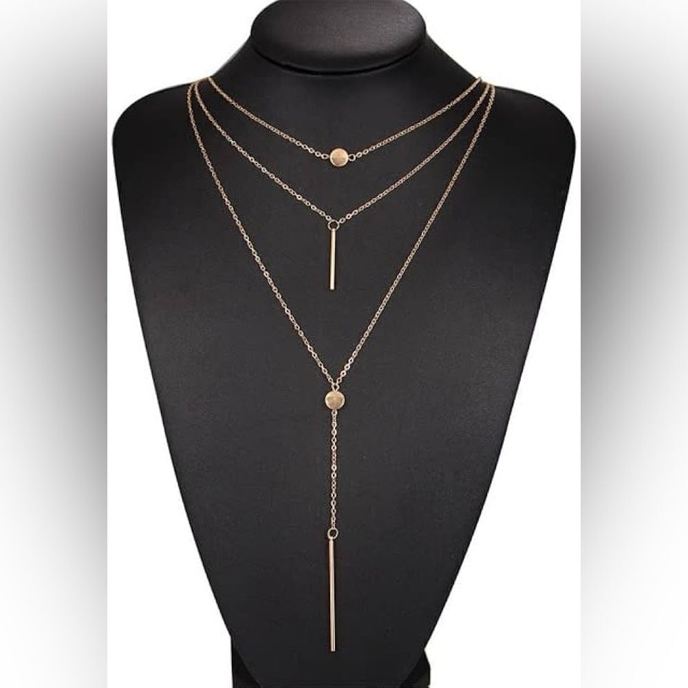boho layered necklace A751